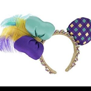 DISNEY PARKS Mardis Gras Minnie Mouse Ears